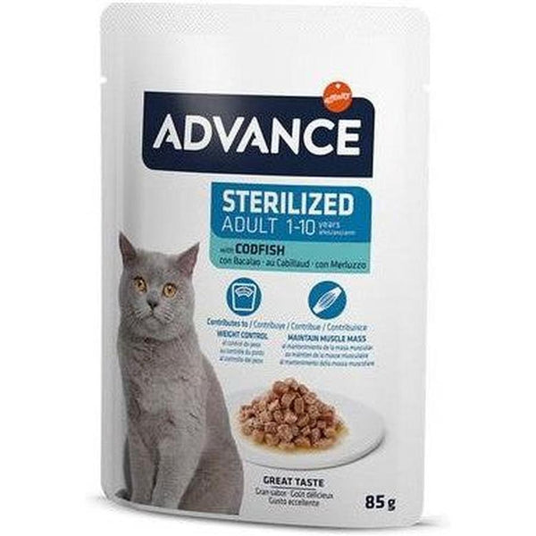 ADVANCE Chat Pochons Stérilisé Poissons 85g