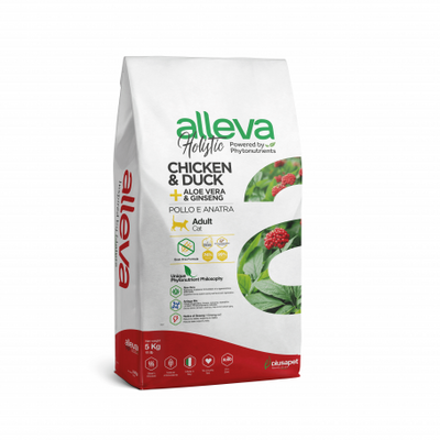 ALLEVA Holistic Hairball Poulet & Canard Sans Céréales Chat Adulte 1,5kg