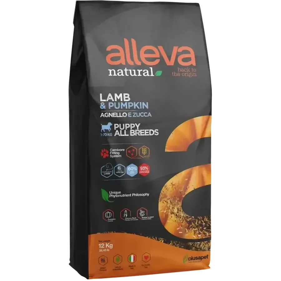 Alleva Natural Dog 12kg agneau