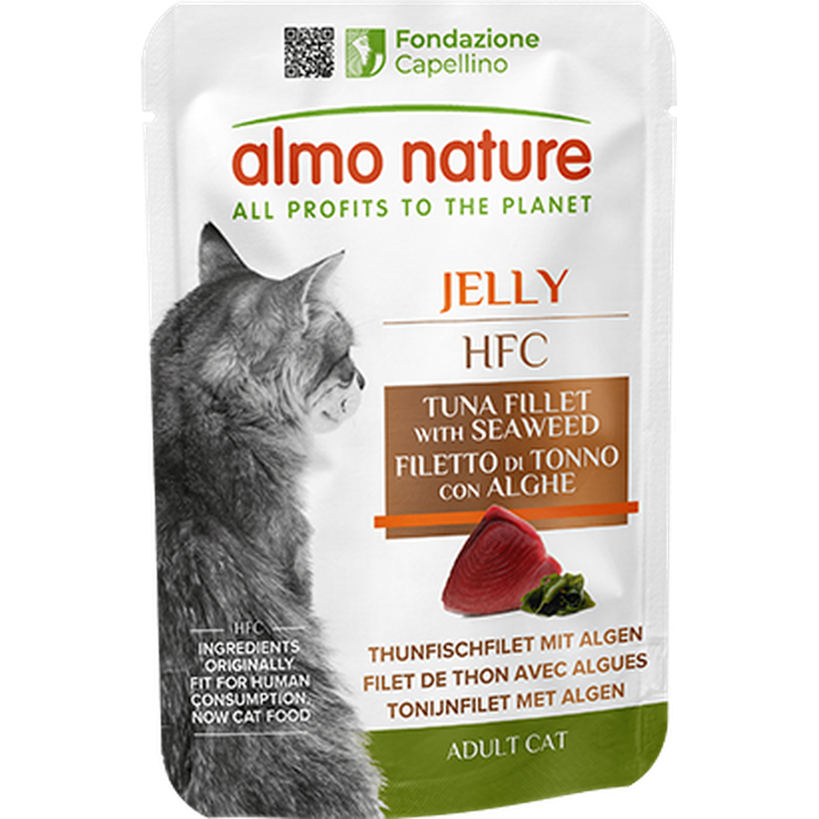 Almo nature hfc cuisine filet de thon et algues pochon