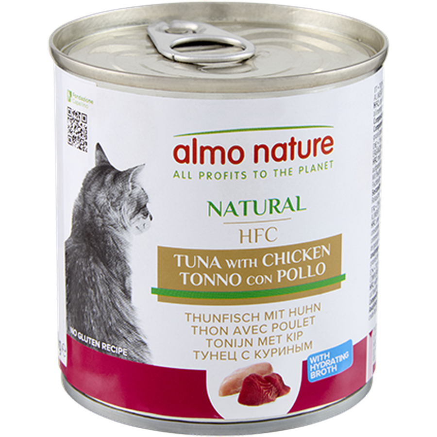 Almo nature hfc natural thon et poulet boîte