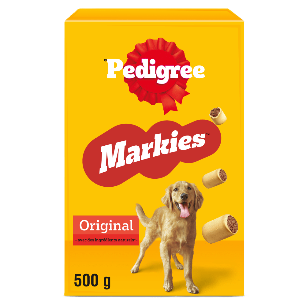 PEDIGREE MARKIES Biscuits Fourrés pour Chien 500 g