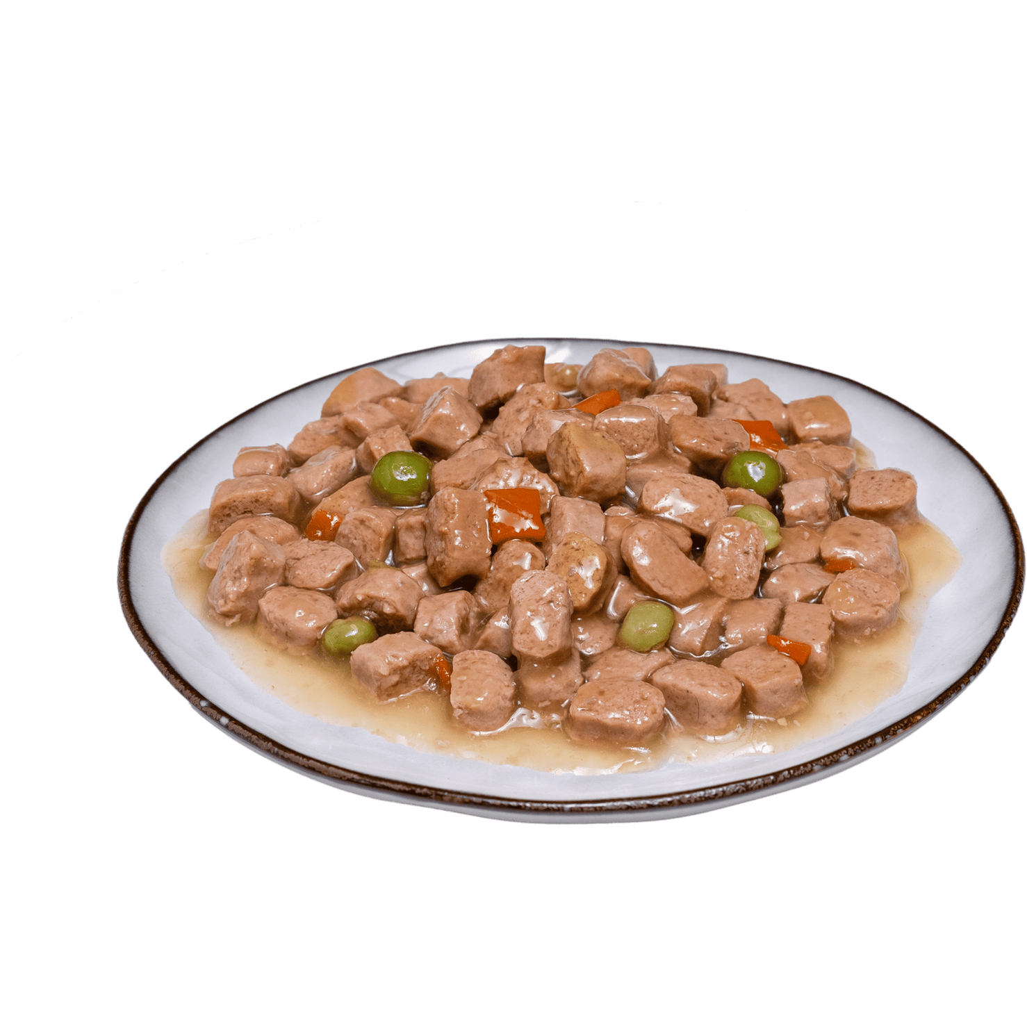 EQUILIBRE & INSTINCT Emincés pour chat au saumon légumes BIO 100g