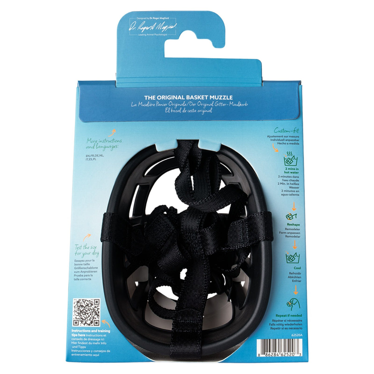 BASKERVILLE Ultra Muzzle taille 5, dos de la boîte