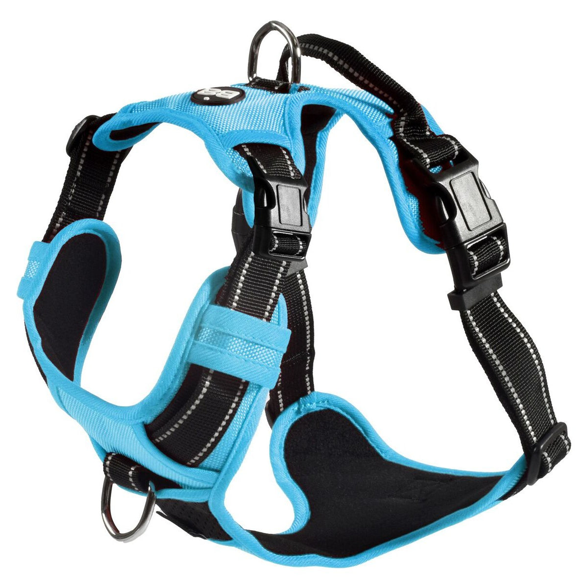 BOBBY Rando Walk Harnais Anti-Traction pour Chien Bleu Taille L