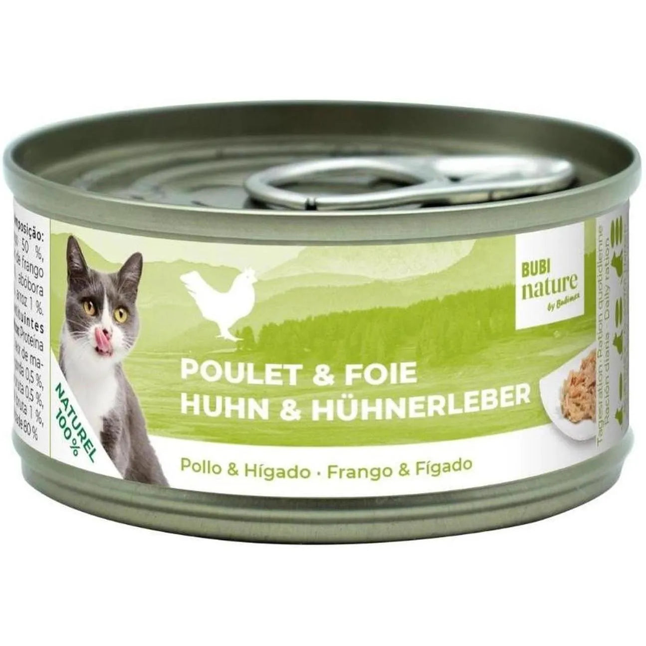 Bubi Nature, poulet/foie