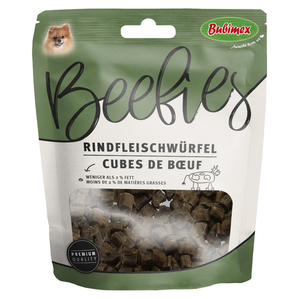 BUBIMEX Beefies Cubes de Bœuf Friandises pour Chien 80g