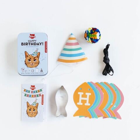 KIKKERLAND Kiko Cat Happy Birthday Kit Kit Anniversaire Chat