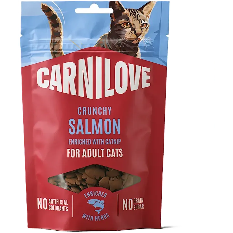 SNACK CRUNCHY ADULT SAUMON HERBE A CHAT