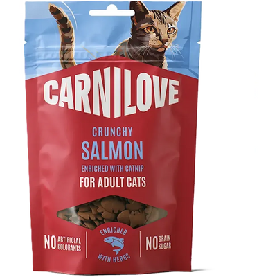 SNACK CRUNCHY ADULT SAUMON HERBE A CHAT