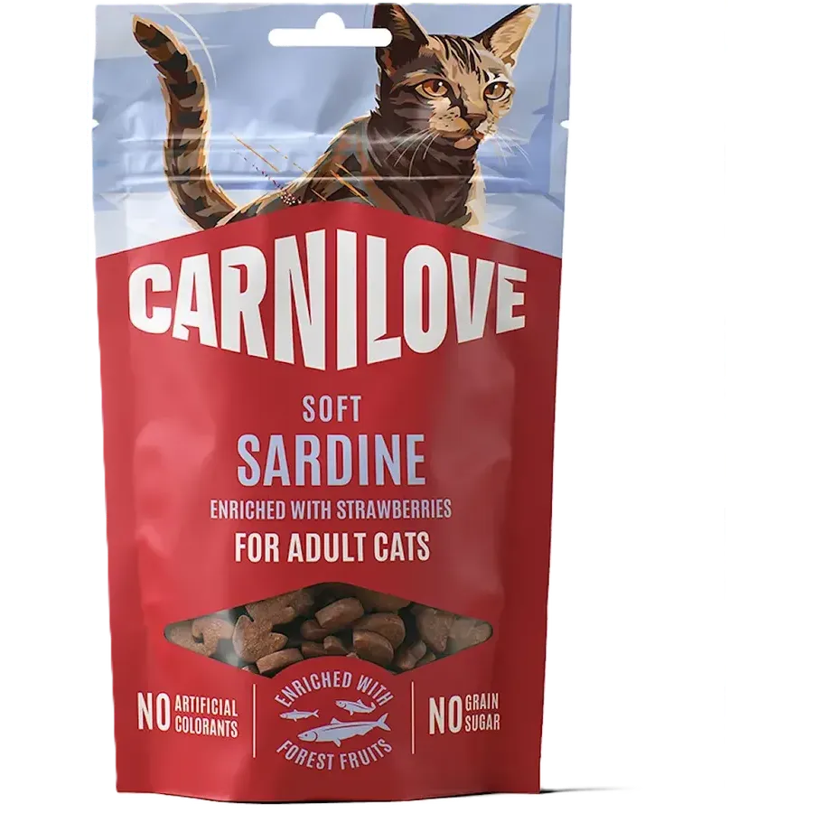SNACK SOFT ADULT SARDINE FRAISE