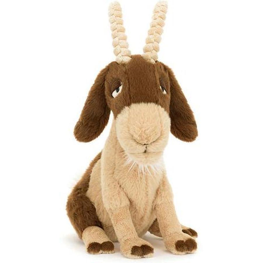 ZOOMALIN Jouet corde et peluche forme chèvre 36cm