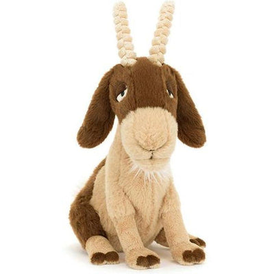 ZOOMALIN Jouet corde et peluche forme chèvre 36cm