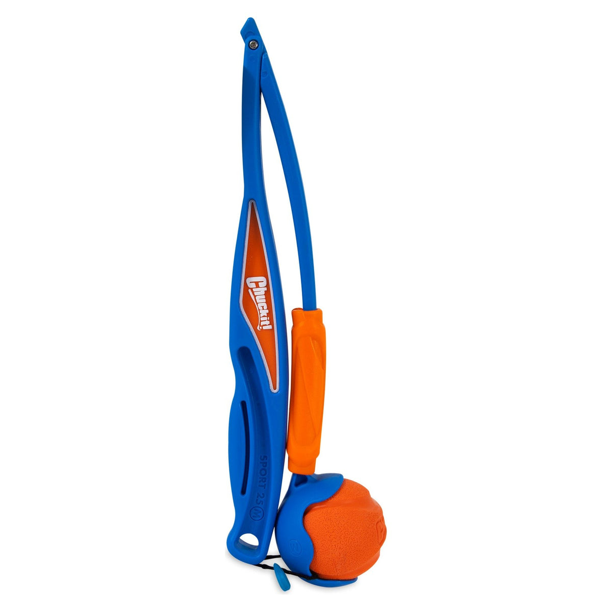 CHUCKIT! Fetch & Fold à demi déplié, balle dans le godet