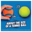 Chuckit! Ultra Ball Medium, la taille d'une balle de tennis
