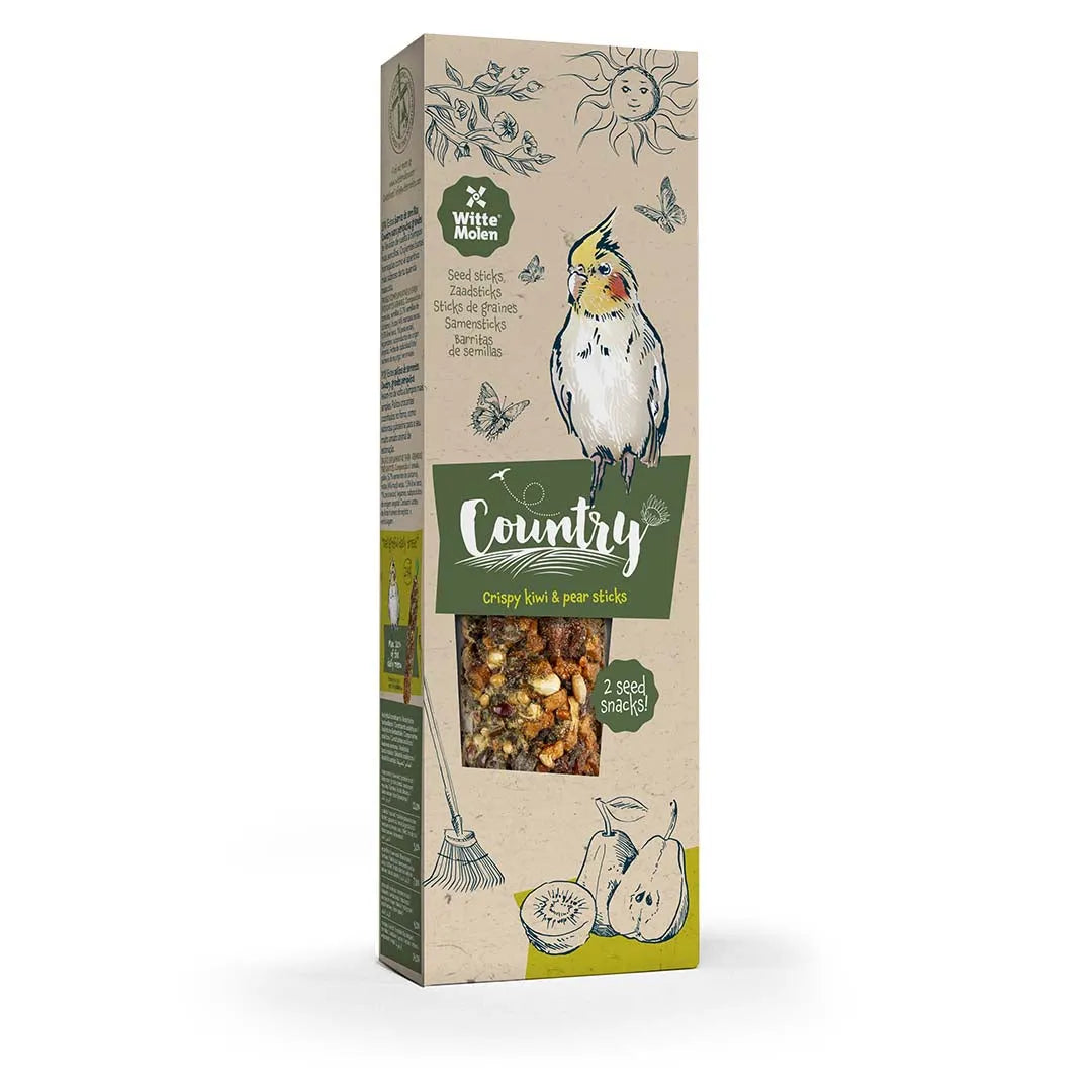 COUNTRY Country Sticks grande perruche Kiwi & Poire 2x70g