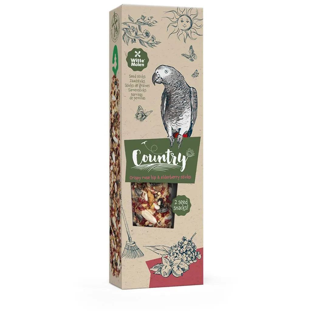 COUNTRY Sticks perroquet églantier & sureau 2x70g
