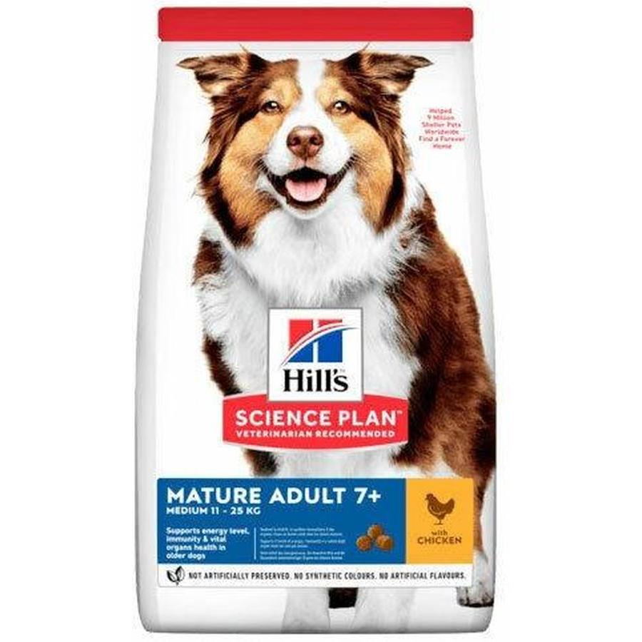 HILLS Science Plan Canine Mature Adult 7+ Medium Poulet 12kg