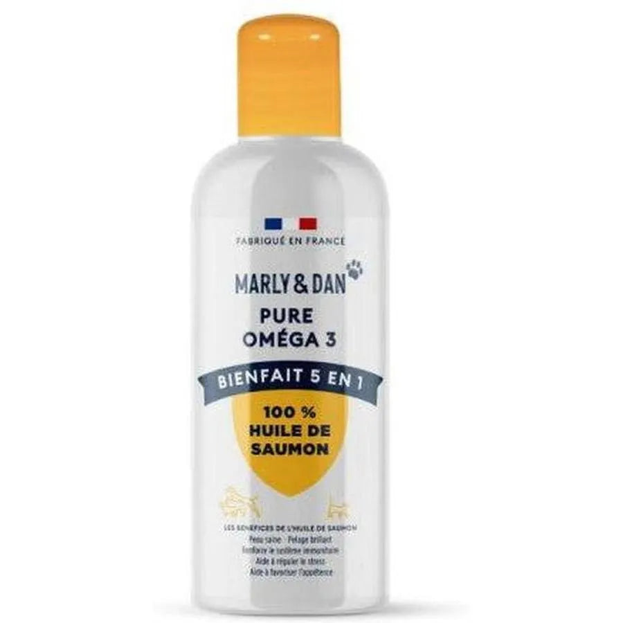 MARLY ET DAN Huile de saumon Pure Omega 3 100ml