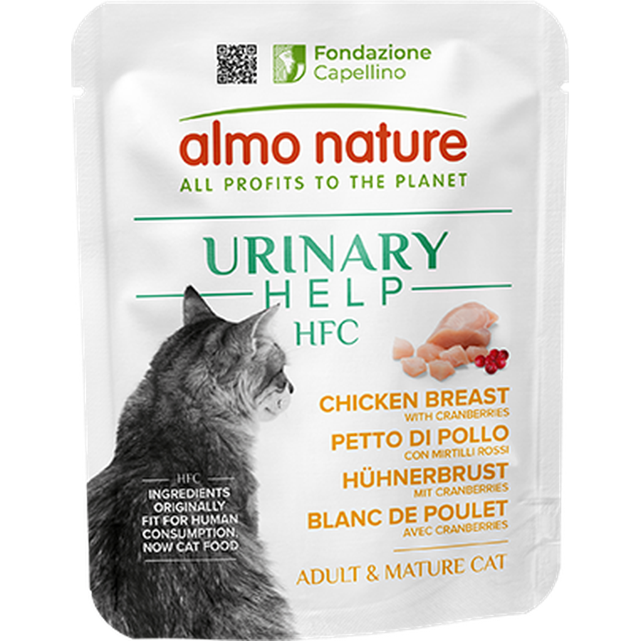 ALMO NATURE HFC Urinary Help Blanc de Poulet avec Cranberries 6x50g