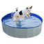 DUVO+ Dog Pool Piscine Pliable pour Chien Ø80x30cm Bleu