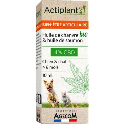 ZOOMALIN Actiplant Huile de CBD 2% Détente et Anti-stress Bio Chien et Chat 10ml