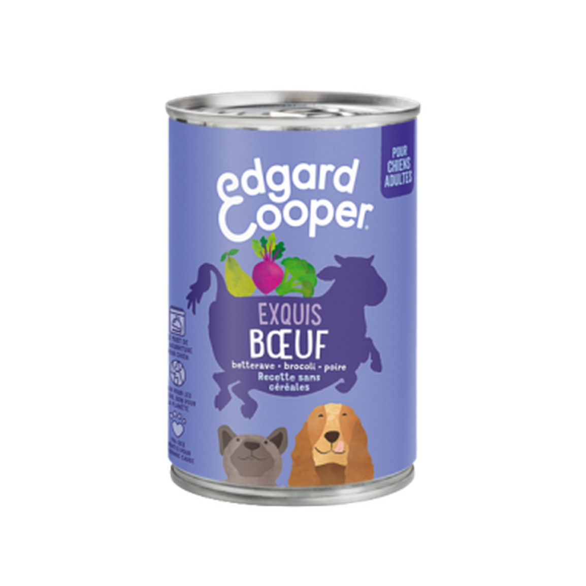 EDGARD COOPER ED&CO DOG Bœuf & Betteraves Sans Céréales Croquettes Chien Adulte 2,5kg
