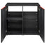 EHEIM Aquarium combiné CLEARSCAPE 200 noir 200L 90x50x125cm