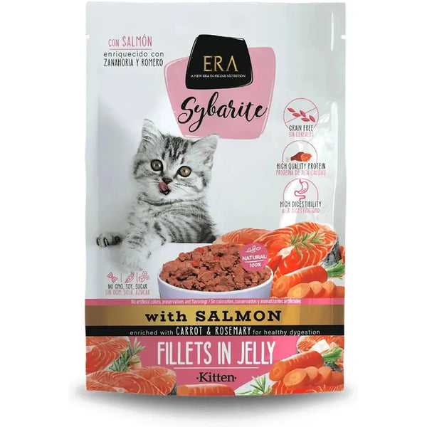 ERA Sybarite Chaton Saumon enrichi avec carotte et romarin 85 g