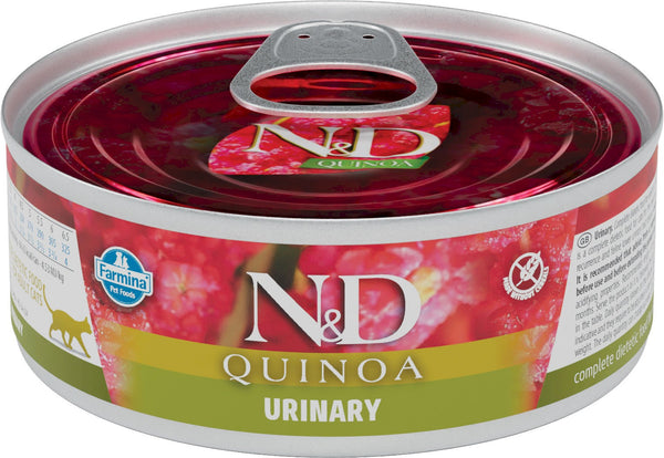 FARMINA N&D Quinoa Urinary, canard pour chat 80 g