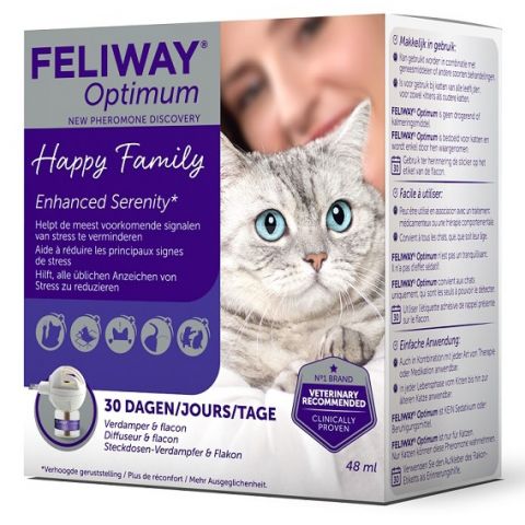FELIWAY Optimum Recharge Diffuseur Lot de 84