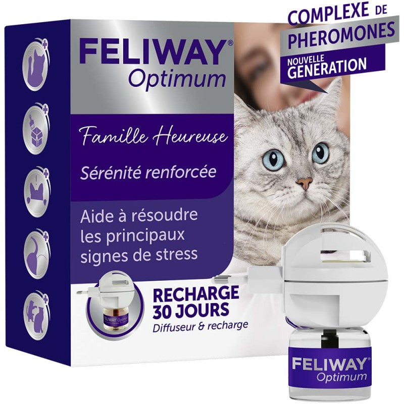 FELIWAY Optimum Recharge Diffuseur Lot de 84