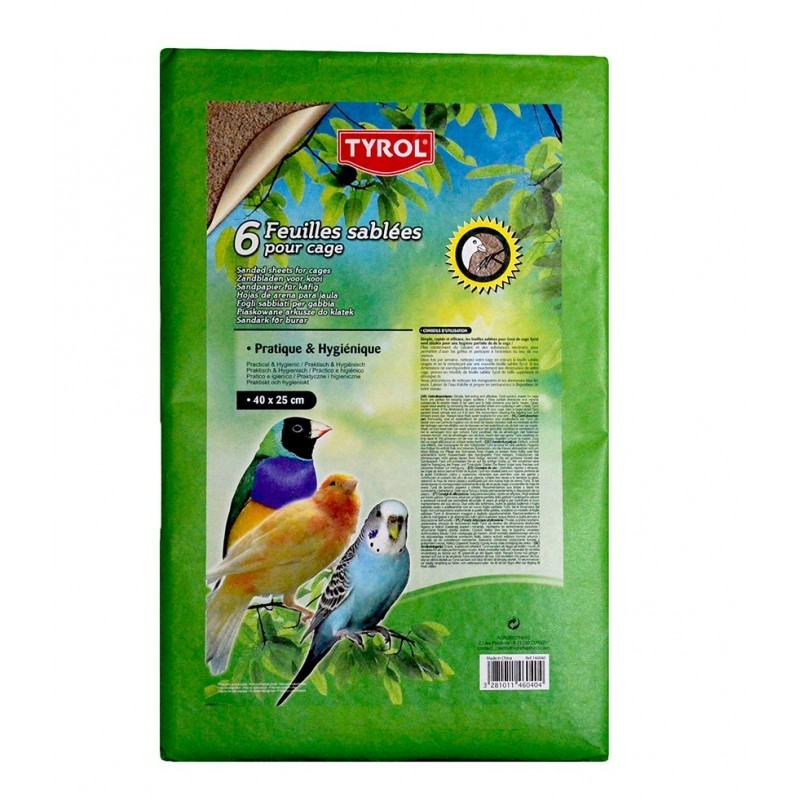 ZOOMALIN 12 Feuilles Sablées 40x25cm Lot de 6