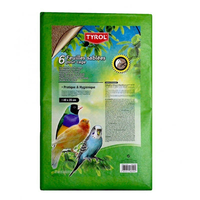 ZOOMALIN 12 Feuilles Sablées 40x25cm Lot de 6