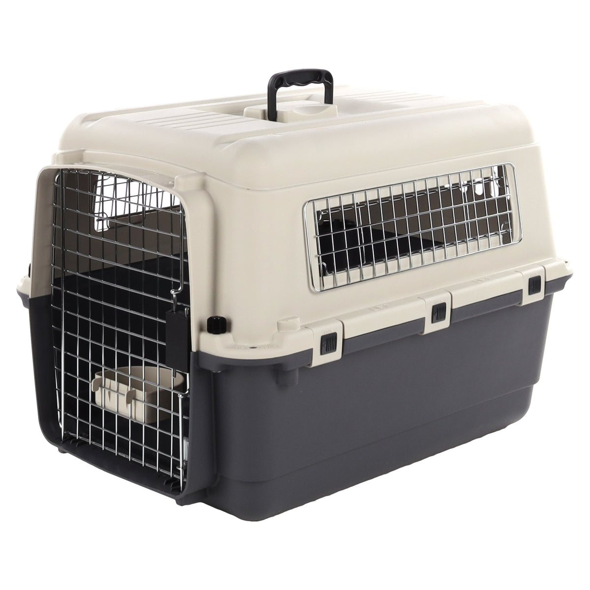 FLAMINGO Caisse de Transport Nomad M pour Chien 53x67x47cm Gris Foncé