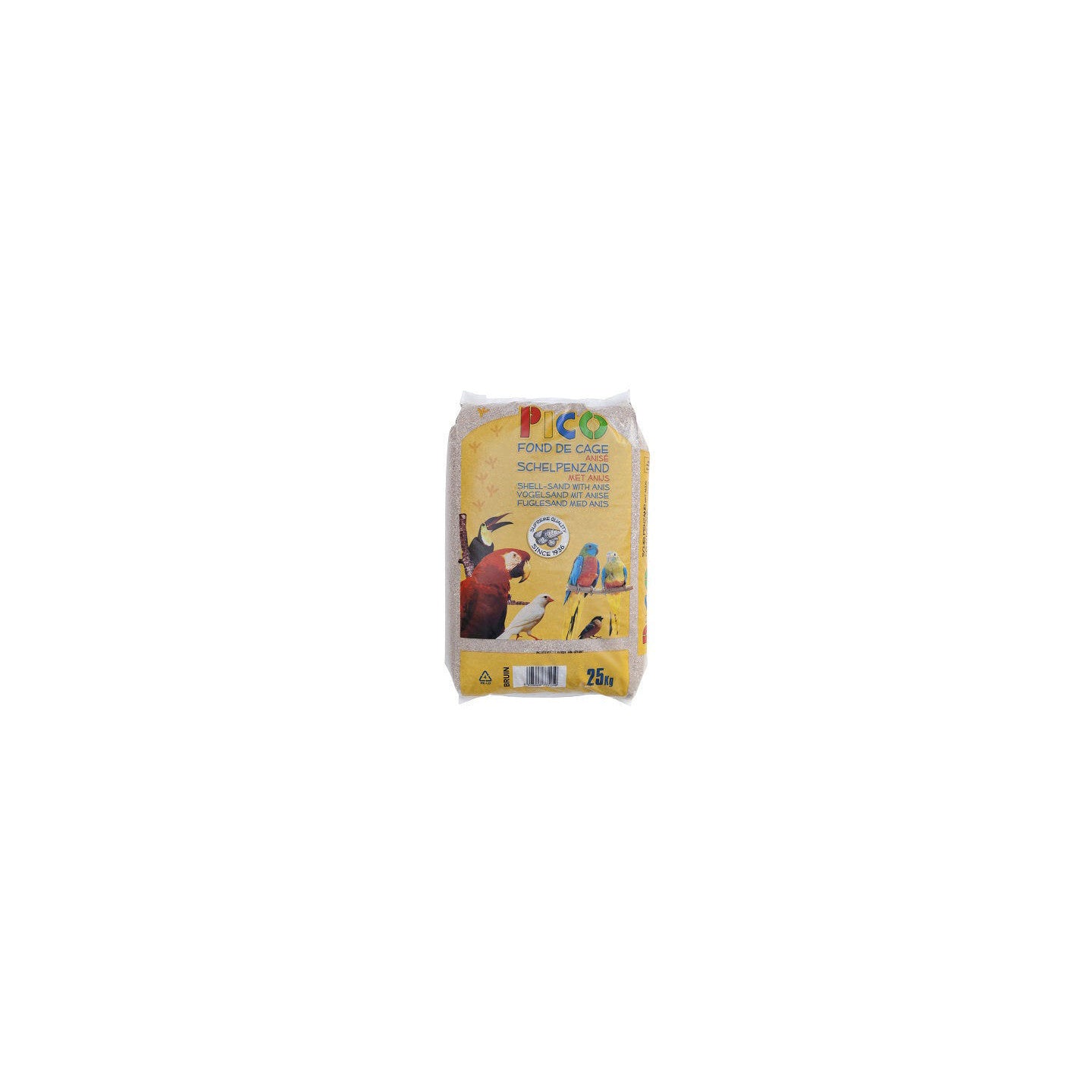 LAROY Sable brun fond de cage 20kg brun