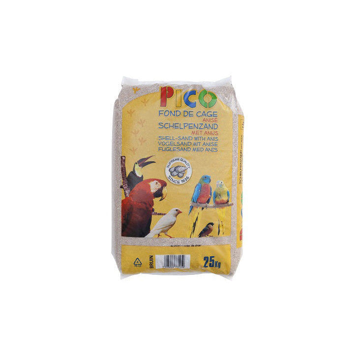 LAROY Sable brun fond de cage 20kg brun