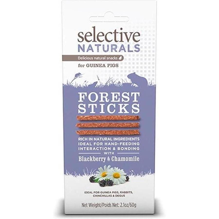 ZOOMALIN Forest Sticks Mûre Camomille pour rongeurs et lapins 60g