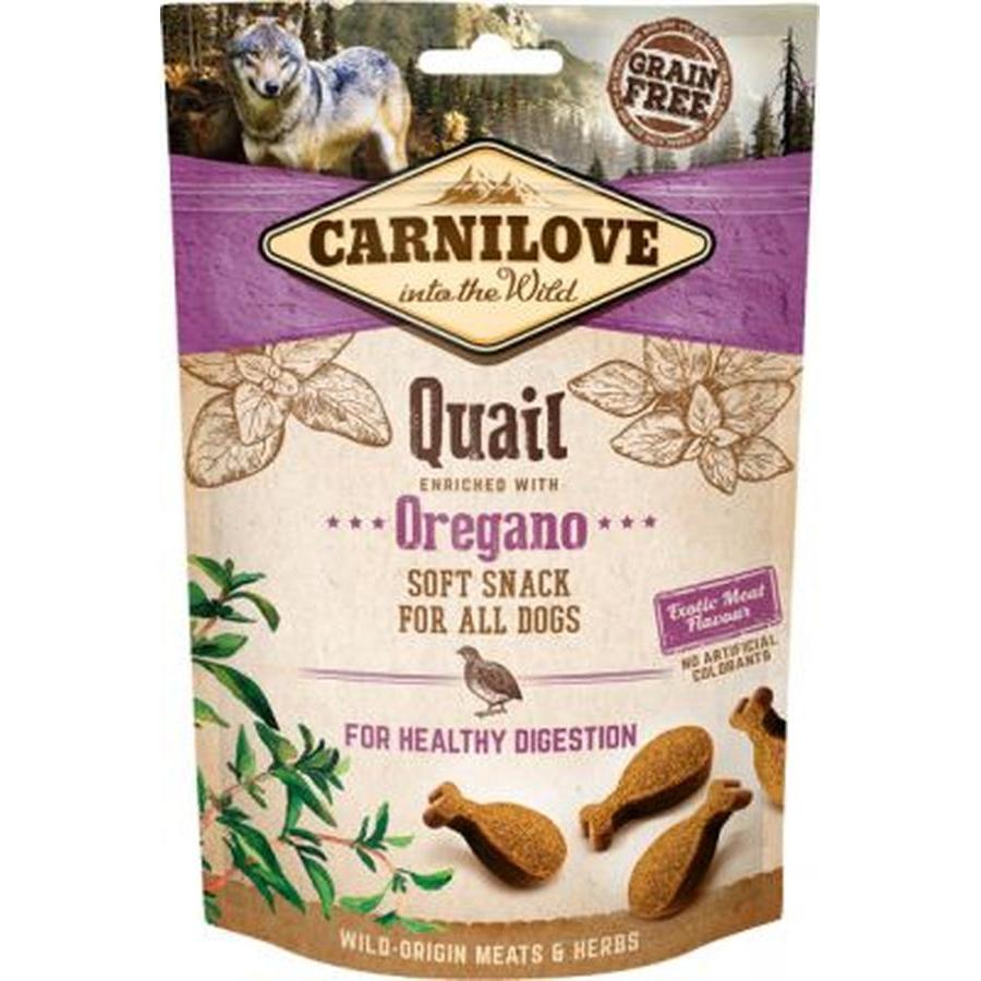 CARNILOVE Semi Humide Chien Caille & Origan 200g