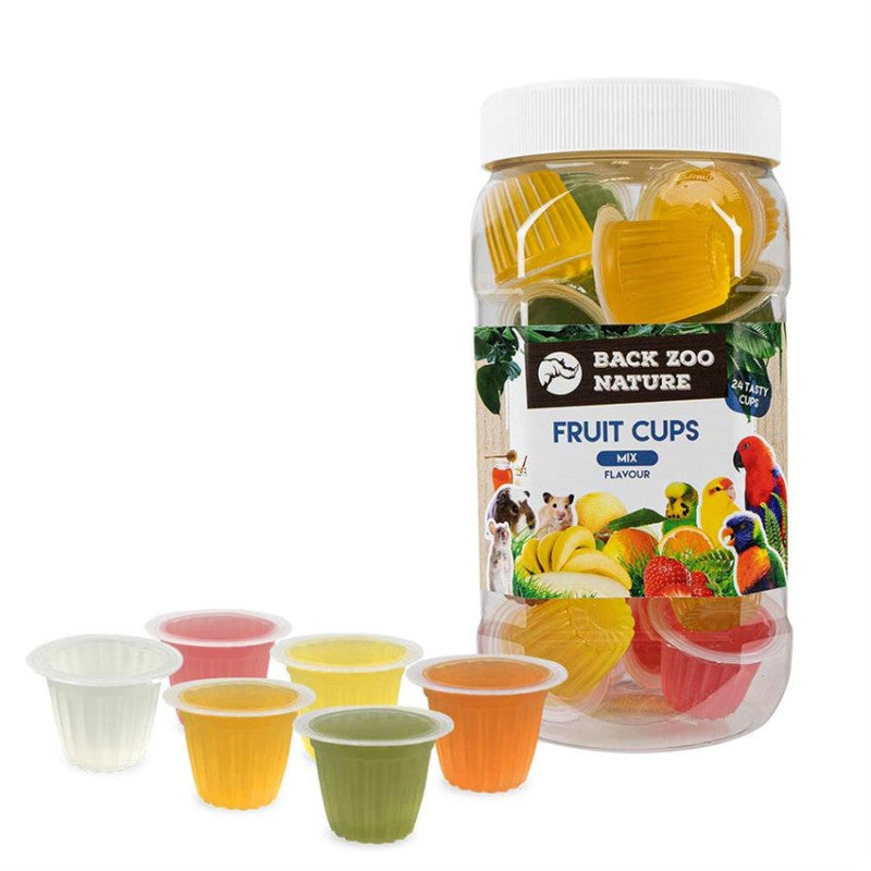 GRIZO Coupe de Fruit Mix 24 Pièces Saveurs Assorties Oiseaux