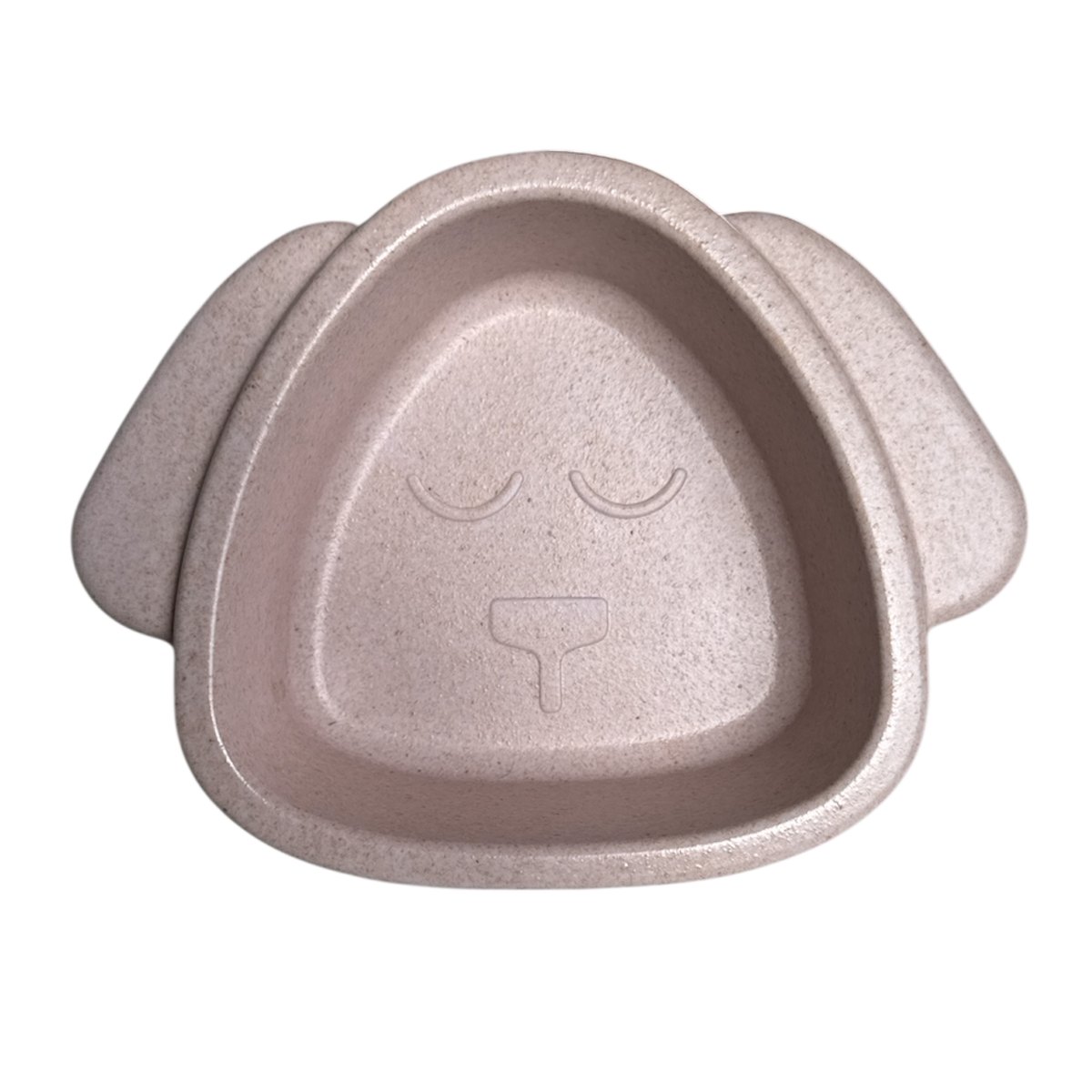 Gamelle bambou Mon Ami Luki en forme de chien 16 x 13 x 5 cm