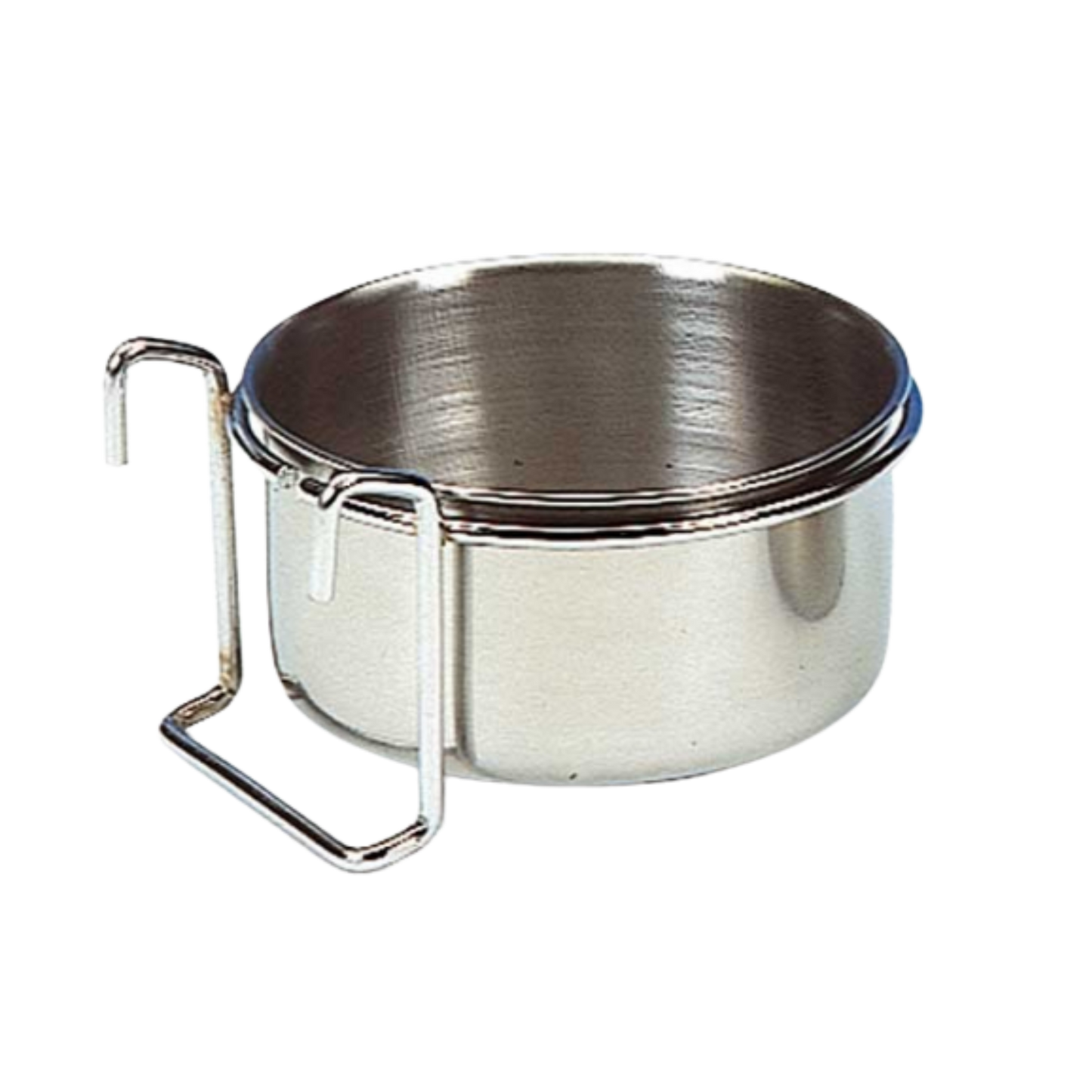Mangeoire Inox 12cm pour Oiseaux avec Fixation