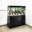 AQUAEL Meuble Glossy 150 Noir Portes Acrylique 150x50x72cm