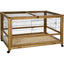 TRIXIE Clapier Natura Habitat pour Rongeurs XL avec Cour Extérieure 135x115x112 cm Brun
