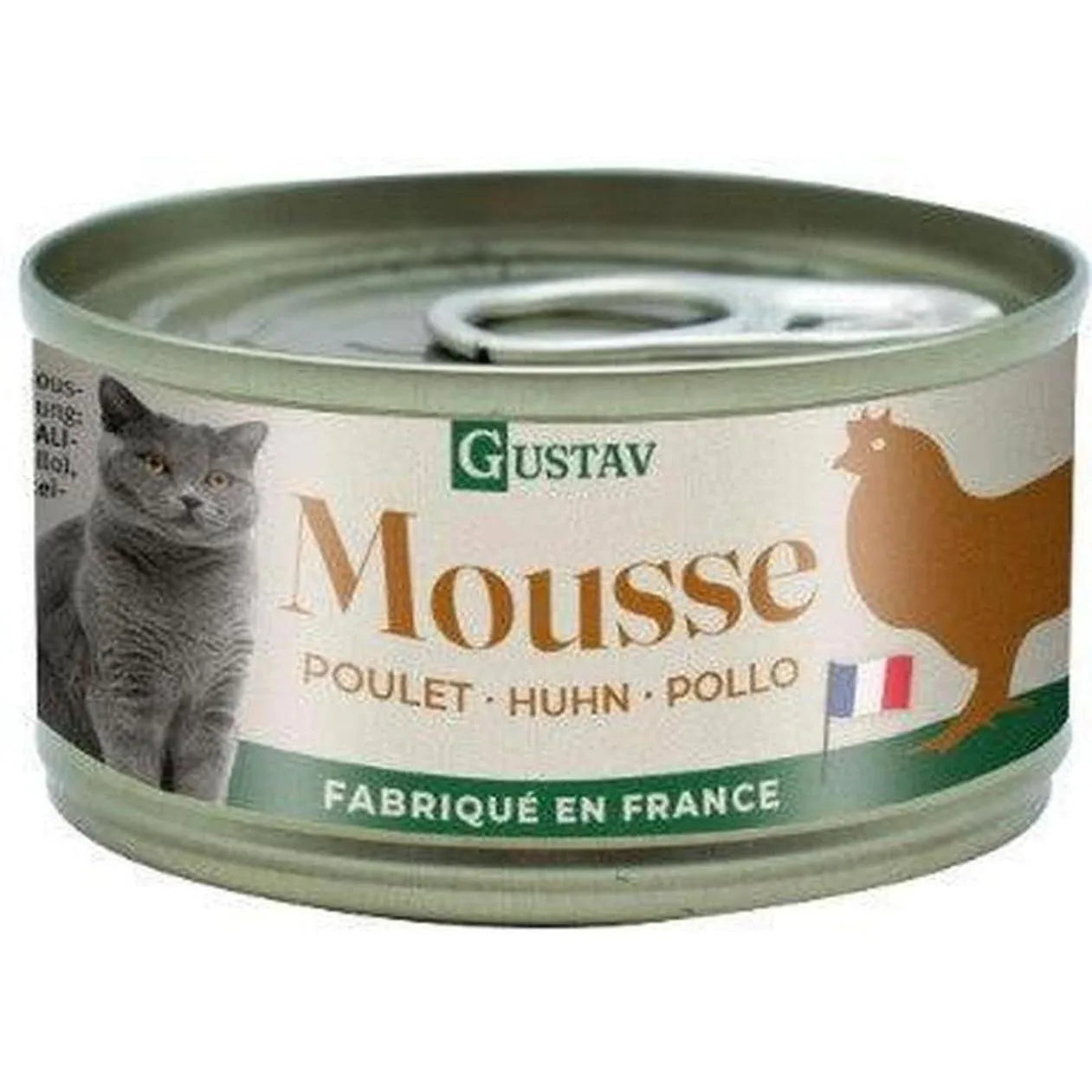 GUSTAV Mousse Chat, poulet
