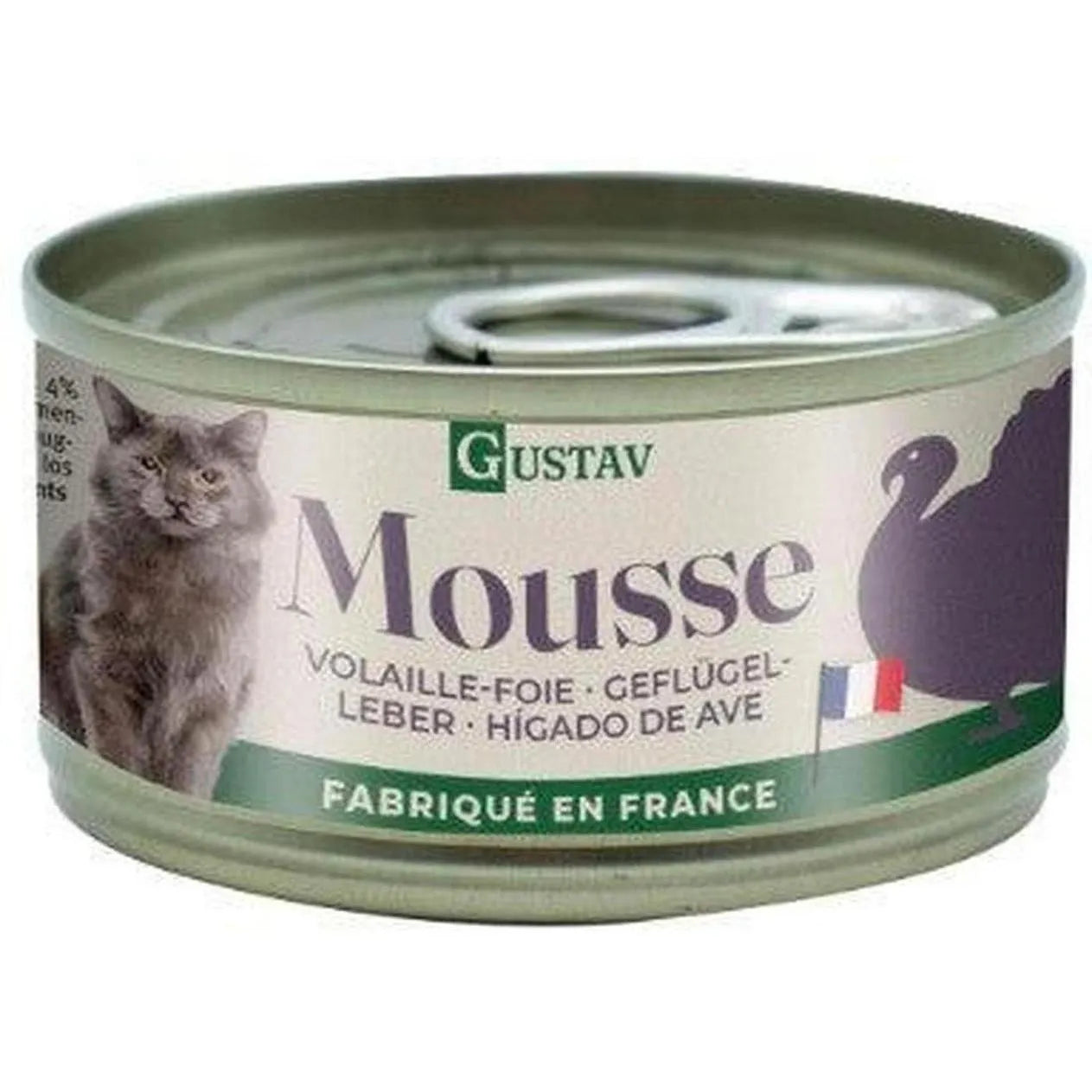 GUSTAV Mousse Chat, volaille et foie