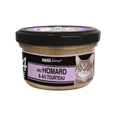 HAMIFORM Pack de 6 pâtées recette n°24 au homard et au tourteau pour chat 6 x 80g
