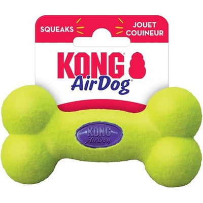 KONG – Balle AirDog non abrasive avec couineur pour chien – Tailles S à L