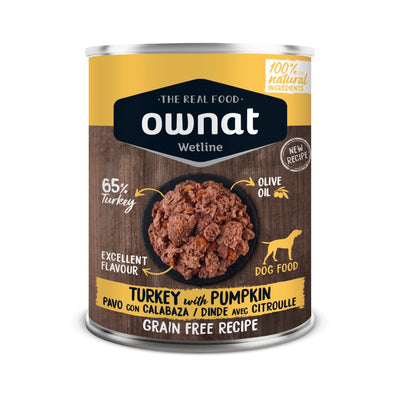 OWNAT Wetline Dog Turkey & Pumpkin 400g