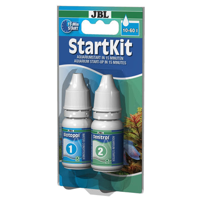 JBL StartKit Conditionneur d'Eau et Starter Bactérien Aquarium 10 à 60L 2x15ml